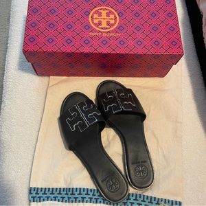 Tory Burch Double T Slide